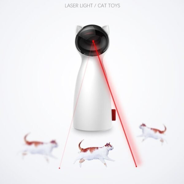 Laser LED Automático Giratório com 5 Alcances Ajustáveis – Gatos
