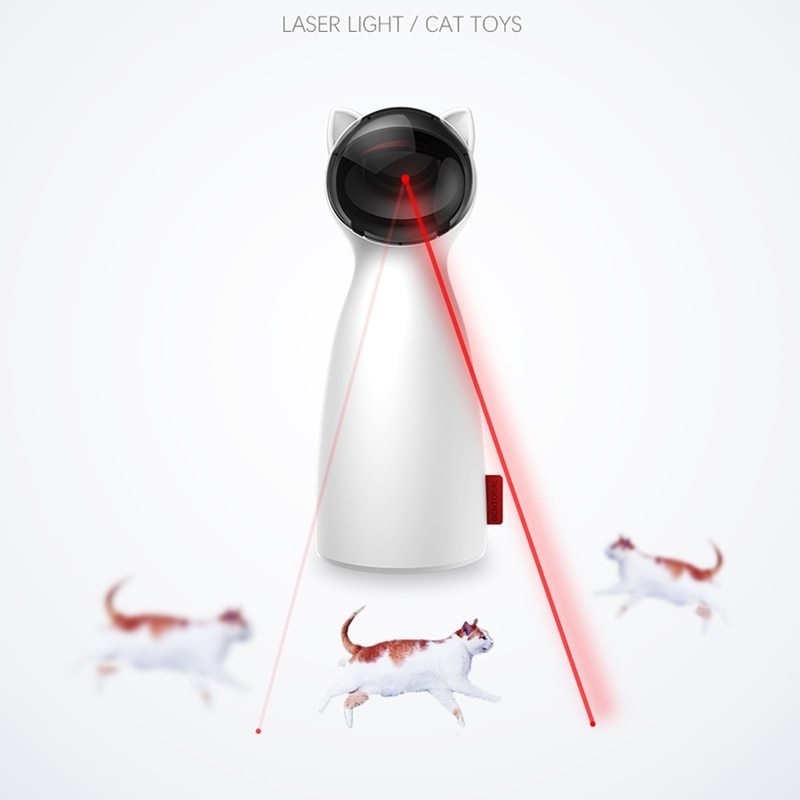Laser LED Automático Giratório com 5 Alcances Ajustáveis – Gatos