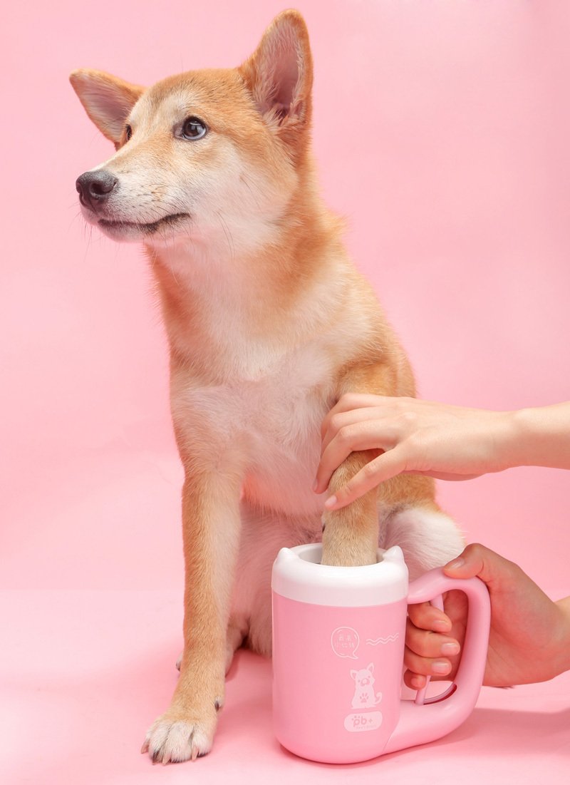 Copo Limpa-Patas Silicone para Cães e Gatos