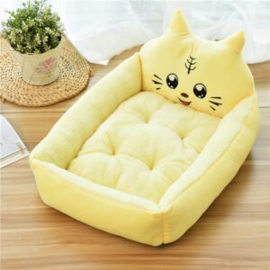 Caminha Casinha Cartoon para Cães e Gatos — Macia e Quentinha