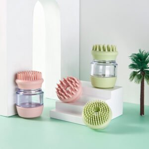 Escova de Banho Multifuncional com Massagem para Pets