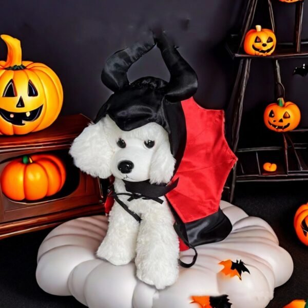 Capa de Morcego Halloween para Pets – Estilo Dramático