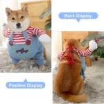 Conjunto Halloween 3 Peças com Suspensório e Faca Decorativa para Pets