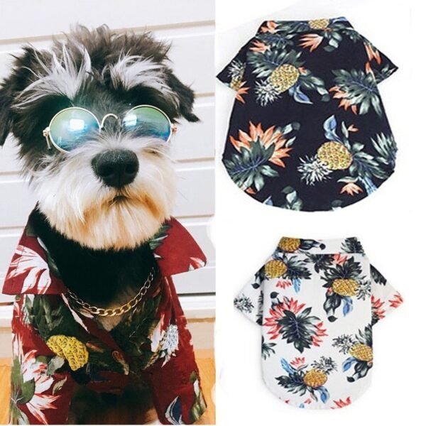 Camisa Estilo Havaiana para Cães – Diversas Estampas de Verão