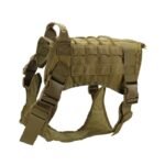 Colete Tático K9 para Cães — Nylon 1000D Impermeável Estilo Militar