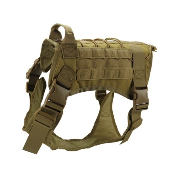 Colete Tático K9 para Cães — Nylon 1000D Impermeável Estilo Militar