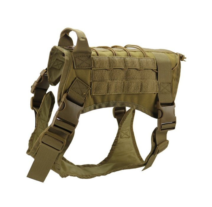 Colete Tático K9 para Cães — Nylon 1000D Impermeável Estilo Militar