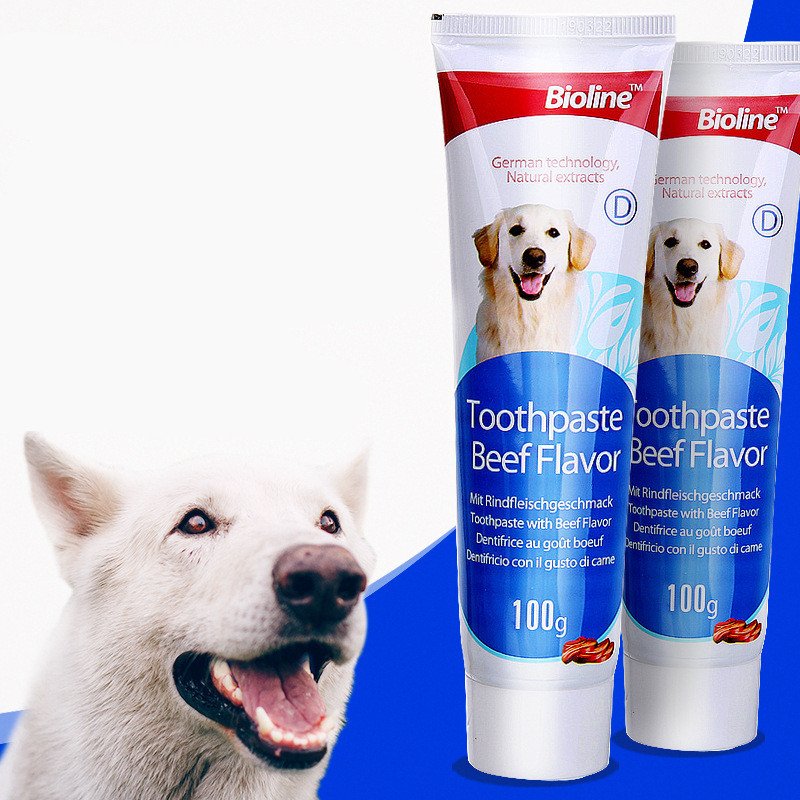 Creme Dental para Cães com Escova Dental – Bioline