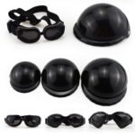 Capacete Pet Estilo Moto com Óculos — Kit Completo Divertido