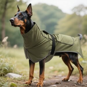 Jaqueta Shell Impermeável 2 em 1 para Cães Grandes — Com e Sem Forro