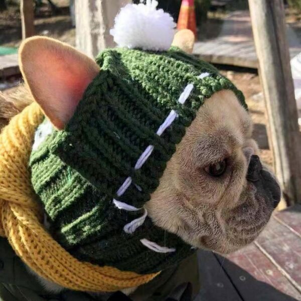 Gorro de Lã Inverno para Cães — Conforto e Estilo no Frio