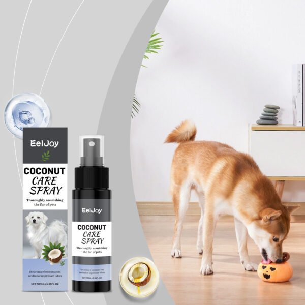 Spray de Brilho e Hidratação para Pelo de Cães sem Enxágue