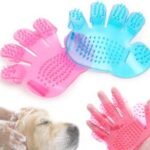 Luva de Banho e Massagem em Silicone para Pets