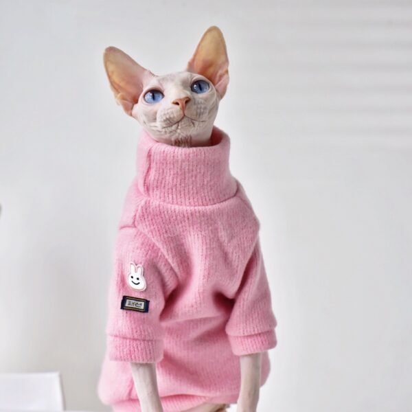 Casaco de Inverno para Gatos sem Pelo – Quentinho e Macio