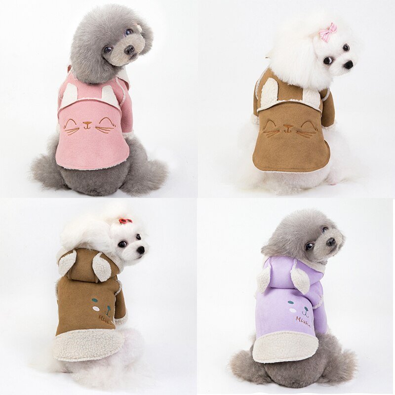 Jaqueta de Camurça com Gola para Pets — Macia e Elegante