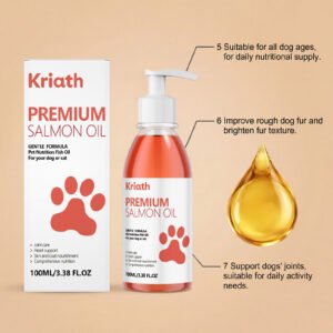Óleo de Salmão para Cães e Gatos – Ômega 3 e Vitamina E