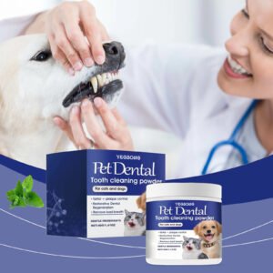 Pó Clareador e Limpador de Dentes para Pets