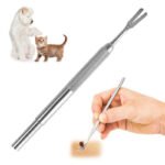 Pinça Profissional em Aço Inox para Retirada de Carrapatos – Cães e Gatos