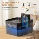 Fonte Bebedouro de Aço Inox com Torneira e Fluxo Inteligente 3.2L - Gatos e Cães
