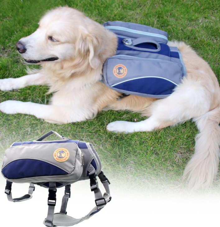 Mochila Expansível para Transporte de Pet — Bolsa de Viagem Nylon Desmontável