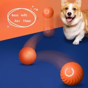 Bola de Borracha Saltitante para Cães - Resistente a Mordidas