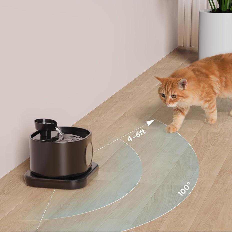Fonte Bebedouro Inteligente Sem Fio com Sensor de Indução 2.8L – Gatos