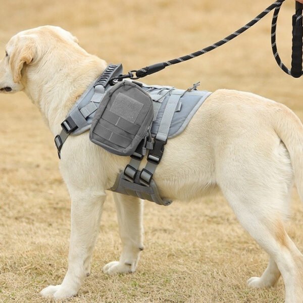 Colete Tático para Cães Grandes – Anti-Respingo e Resistente