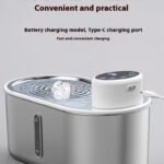 Fonte Bebedouro de Aço Inox com Sensor Infravermelho Sem Fio - Cães e Gatos