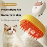 Escova de Banho com Spray para Pets — Modelos Baleia e Patinho