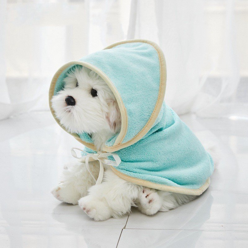 Roupão de Banho em Microfibra para Pets – Secagem Rápida