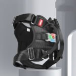 Peitoral LED Luminoso Antipuxão em Oxford para Cães