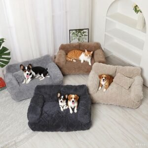 Sofá Cama Aquecido para Cães — Removível e Lavável na Máquina