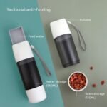 Garrafa de Passeio Portátil Vellum com Bebedouro e Comedouro Integrado - Cães