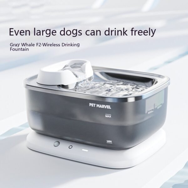 Super Fonte Bebedouro de Aço Inox Baleia Gigante 7L – Cães e Gatos