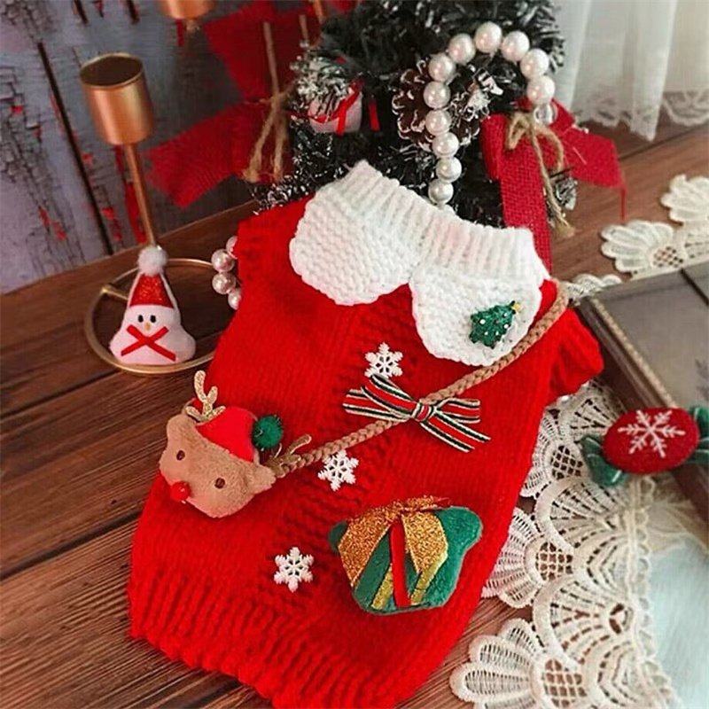 Suéter Festivo Ano Novo Chinês — Roupa de Celebração para Pets