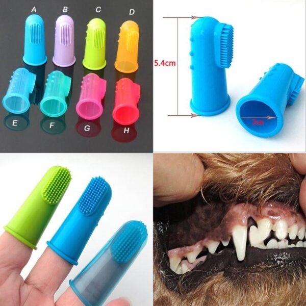 Dedeira Escova de Dentes para Pets – Silicone Macio