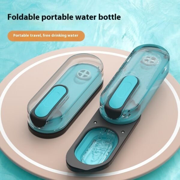 Comedouro e Bebedouro de Silicone Dobrável Portátil para Viagem – Cães e Gatos