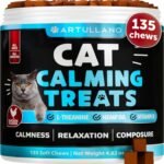 Petisco Calmante para Gatos Artullano Alívio de Ansiedade e Estresse