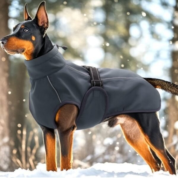 Colete de Inverno para Cães Médios e Grandes — Quente e Grosso