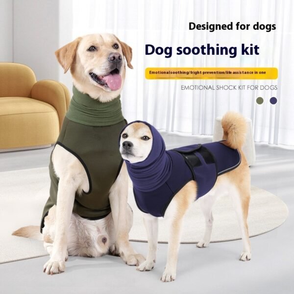 Jaqueta Antiansiosa para Cães — Roupa Calmante Compressiva