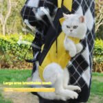 Mochila de Transporte com Cabeça Exposta para Gatos e Cães