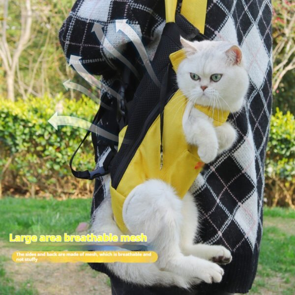 Mochila de Transporte com Cabeça Exposta para Gatos e Cães