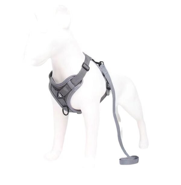 Guia Peitoral Refletiva Antiderrapante para Cães – Estilo Colete