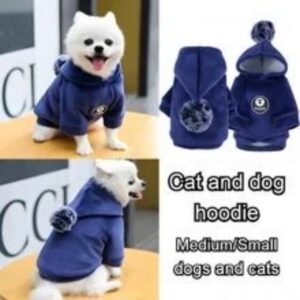 Macacão de Fleece com Capuz para Cães e Gatos – Calor e Estilo