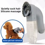Aspirador e Massageador Elétrico para Pelos de Pets
