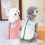 Colete Xadrez Térmico para Pets – Amarelo, Verde e Rosa Lótus