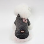 Jaqueta Xadrez Casual de Lã para Cães Pequenos – Outono e Inverno