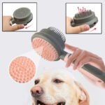 Pente Removedor de Pelos com Autolimpeza para Pets