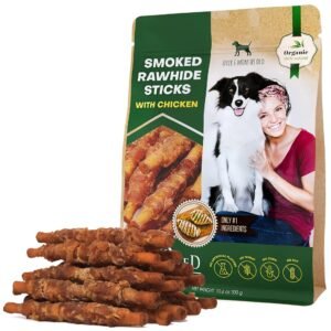 Petisco para Cães Palito de Couro Enrolado em Frango Beloved Pets