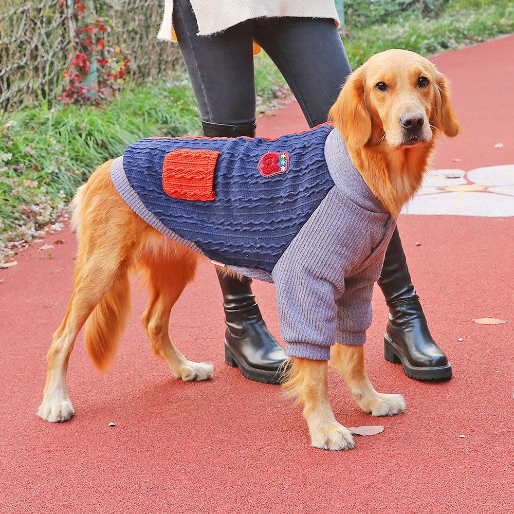 Suéter Dupla Camada para Cães de Grande Porte – Polar Fleece Quentinho